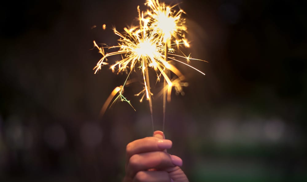 4th of july sparklers