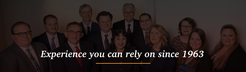 Banner of Milavetz team with text that says Experience you can rely on since 1963