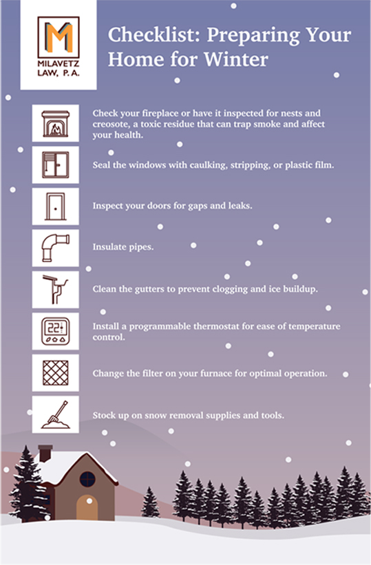 preparing your home for winter checklist