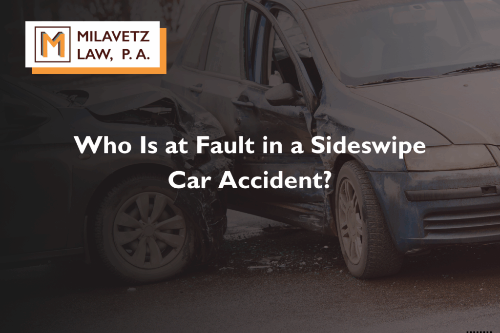 Who Is at Fault in a Sideswipe Car Accident