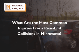 most common injuries from rear-end collisions in Minnesota